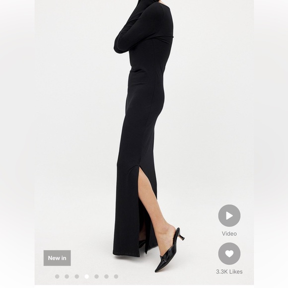 Naked Fashion Soft Line Boat Neck Maxi Dress. Size S. - Picture 4 of 6